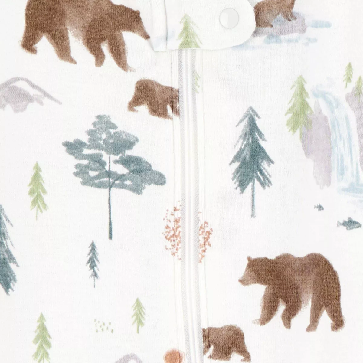 Carter'S Just One You® Baby Boys' 2Pk Forest/Striped Sleep N' Play - Blue - Image 2