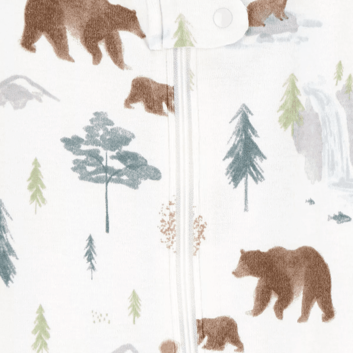 Carter'S Just One You® Baby Boys' 2Pk Forest/Striped Sleep N' Play - Blue - Image 2