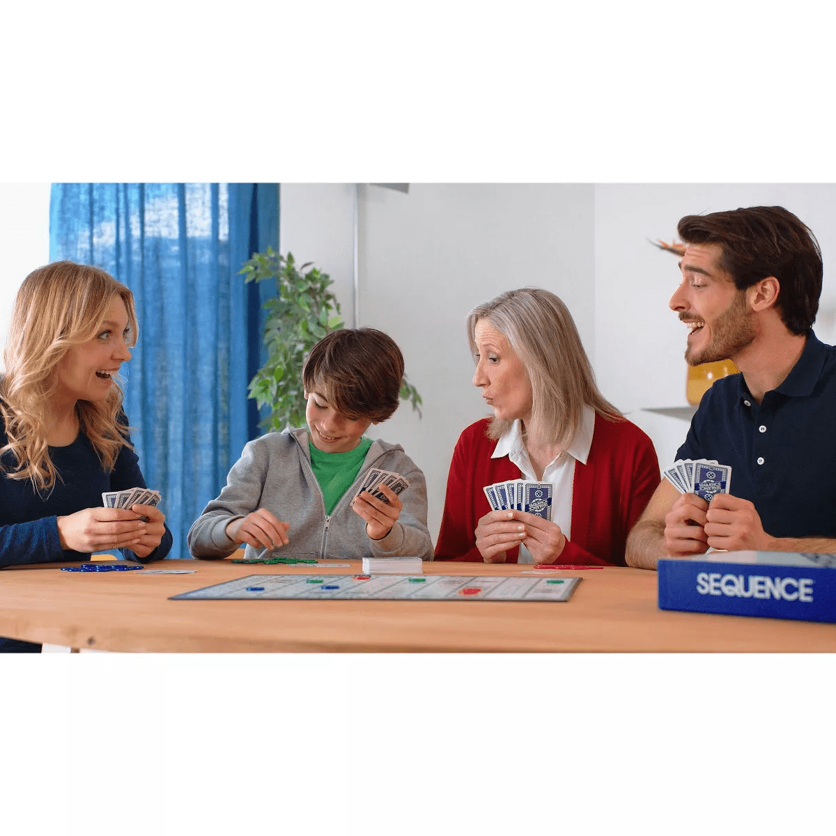 Goliath SEQUENCE Board Game & Bonus SEQUENCE Stacks Card Game - Image 4