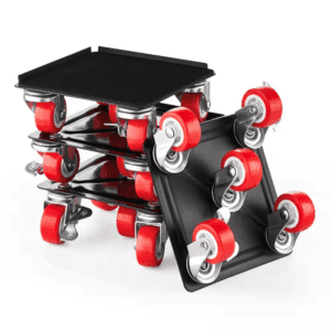 Furniture Dolly, Maximum Load 1200 Lbs. Heavy Duty Furniture Movers with 5 360° Rotation Wheels, Carbon Steel Panel,