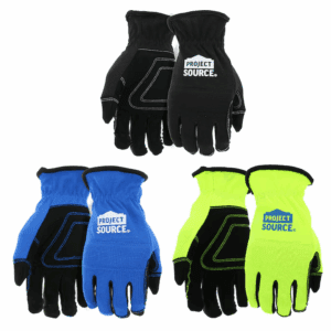 Large Polyester Mechanical Repair Gloves 3 -Pairs