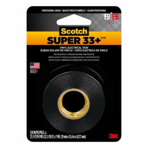 Scotch Electrical Tape Black: Industrial Vinyl Tape for Electrical Use