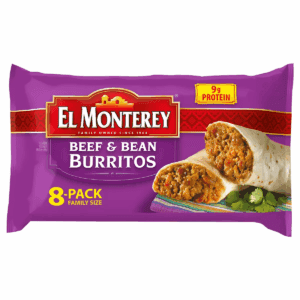 El Monterey Family Pack Beef & Bean Frozen Burritos - 32Oz/8Ct
