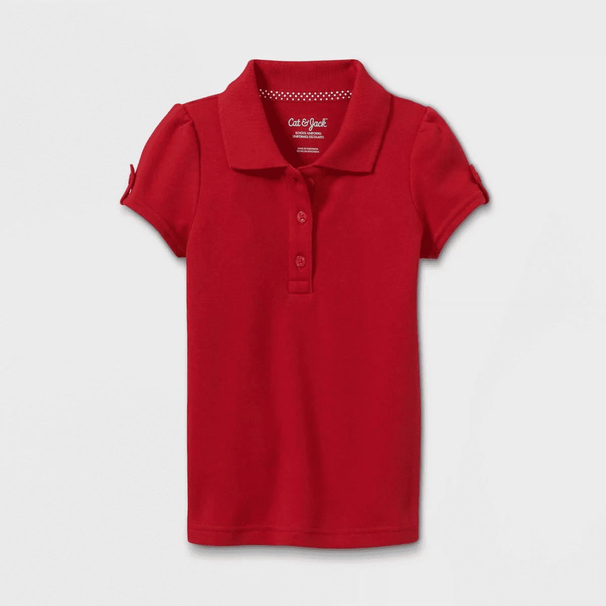 Toddler Girls' Short Sleeve Interlock Uniform Polo Shirt - Cat & Jack - Image 8