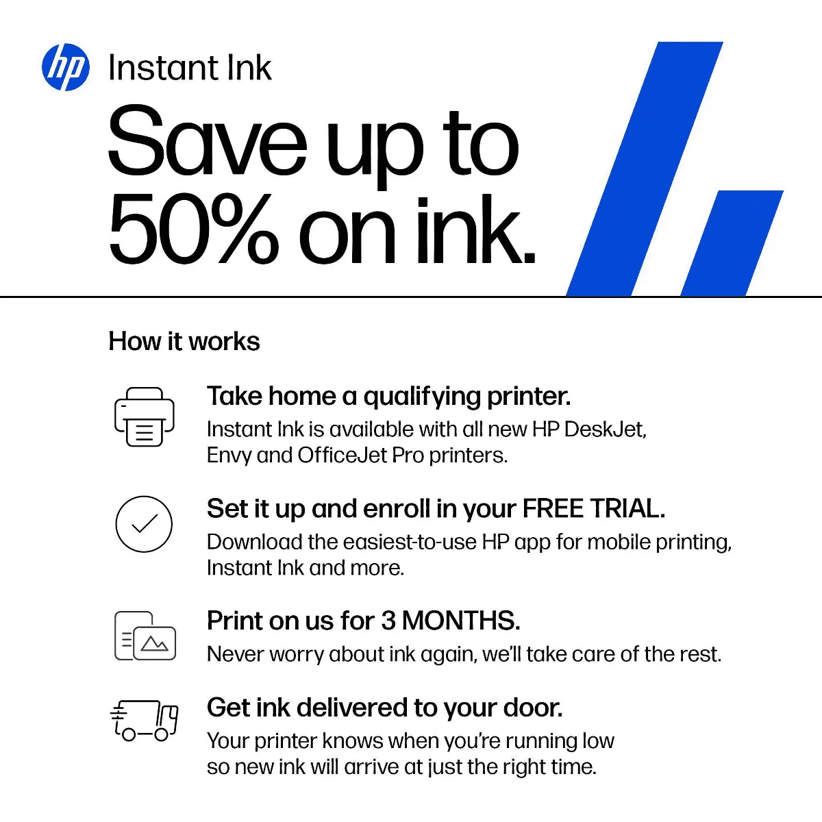 HP Deskjet 2855E Wireless All-In-One Color Printer Scanner Copier with 3 Months Free Instant Ink (588S5A) - Image 17