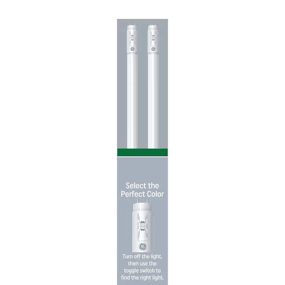 25.0-Watt Equivalent T8 LED LIGHT Bulb Tube Cool White Non Dimmable Linear Bulb 2-Pack - Image 3