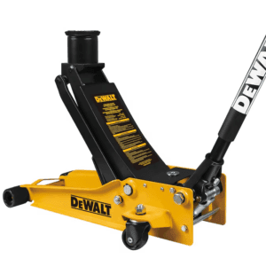 Yellow 3-Ton Steel Hydraulic Floor Jack