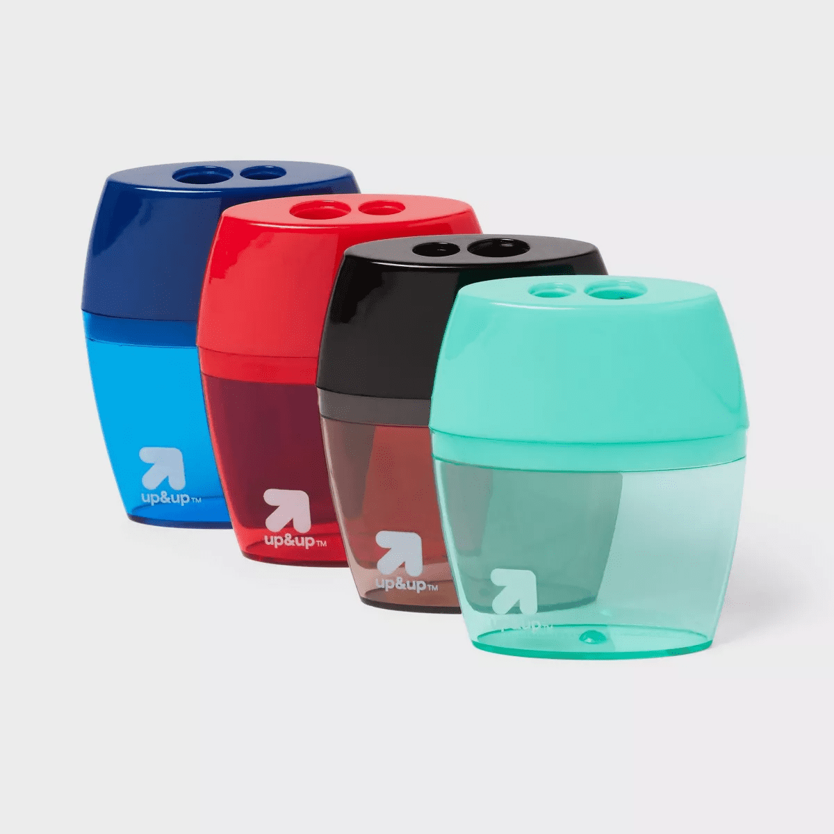 Pencil Sharpener 2 Hole 1Ct (Colors May Vary) - Up&Up™: School Supplies, Handheld, Non-Powered, ABS & Steel, 2 Year Warranty - Image 4
