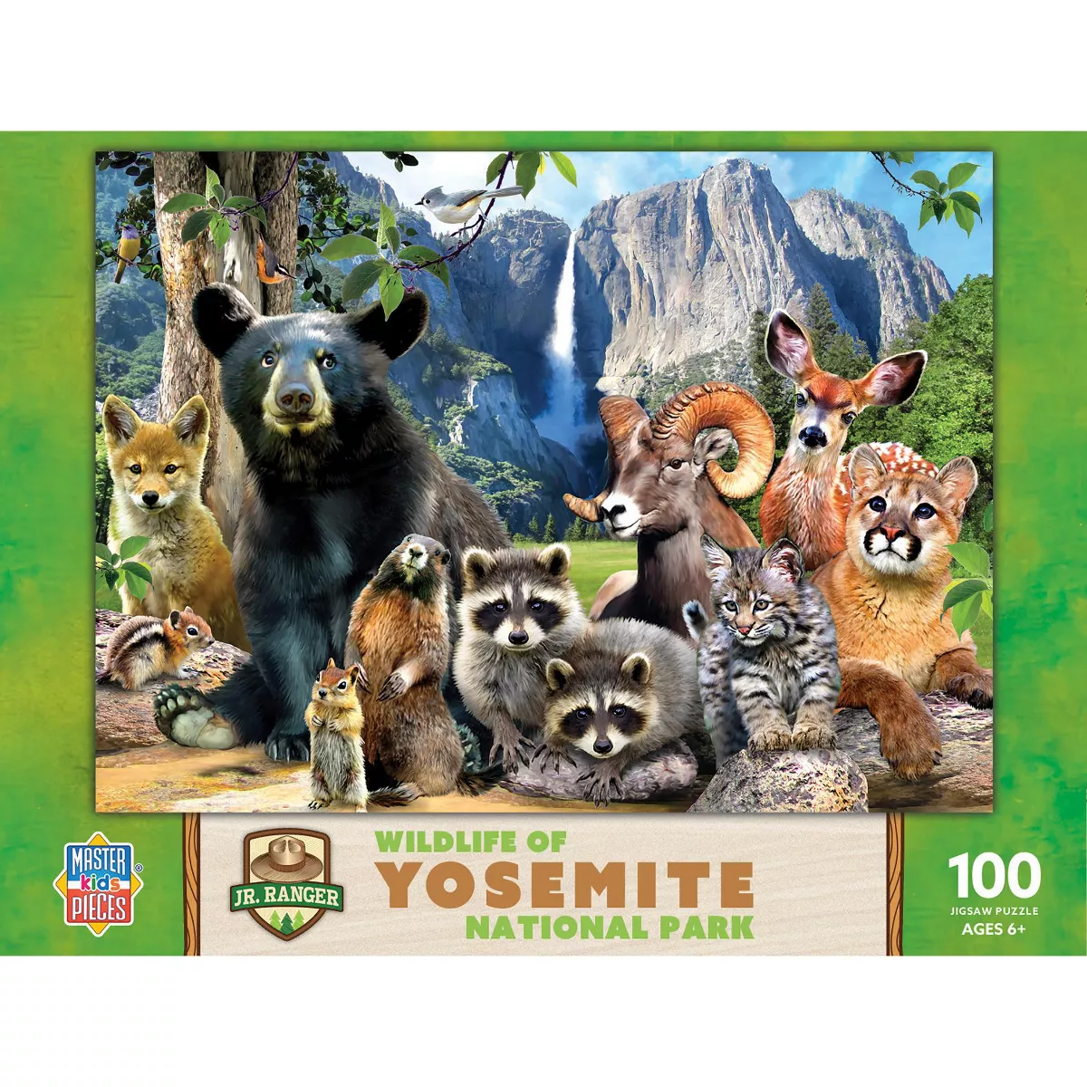 Masterpieces 100 Piece Jigsaw Puzzle for Kids - Yosemite National Park