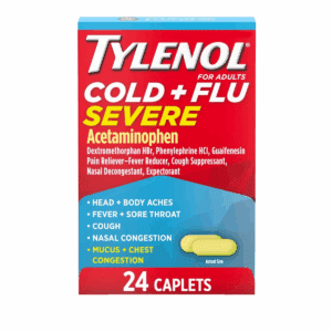 Tylenol Cold & Flu Severe Multi Symptom Caplets - Acetaminophen - 24Ct