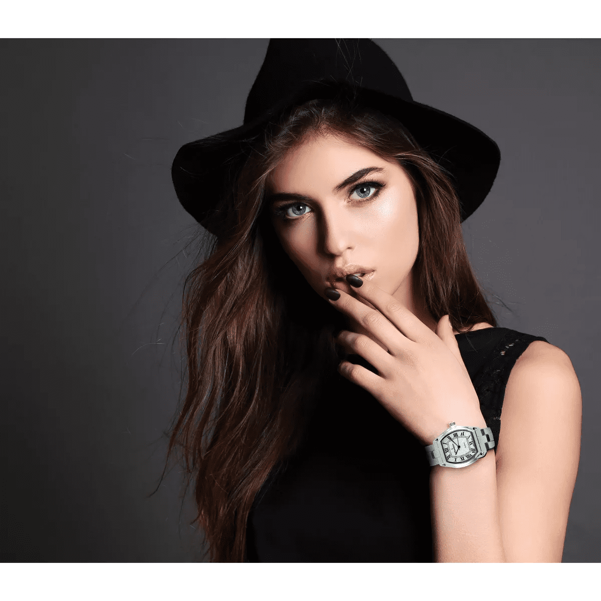 Peugeot Women'S Silver Status Bracelet Watch 36X33Mm Barrel Shape Roman Dial - Image 5