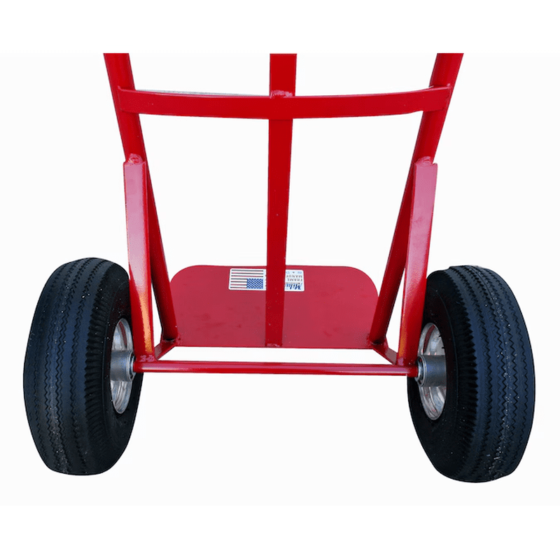 800-Lb Capacity 2 -Wheel Red Steel Heavy Duty Hand Truck - Image 4
