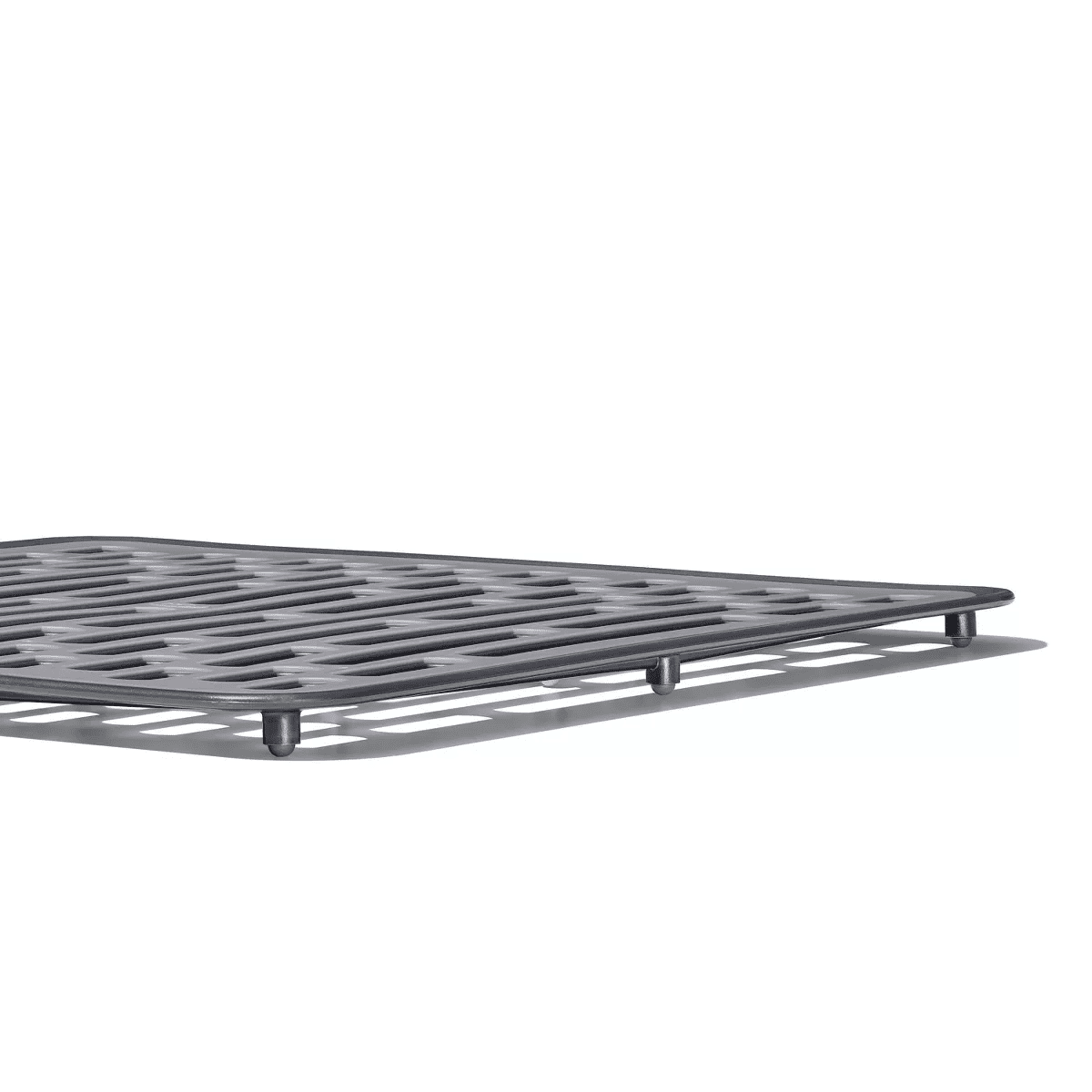 OXO Small Sink Mat: Gray Polypropylene Kitchen Sink Protector & Dish Drying Rack, Freestanding, Hand Wash, 12.25" X 11.5" - Image 2