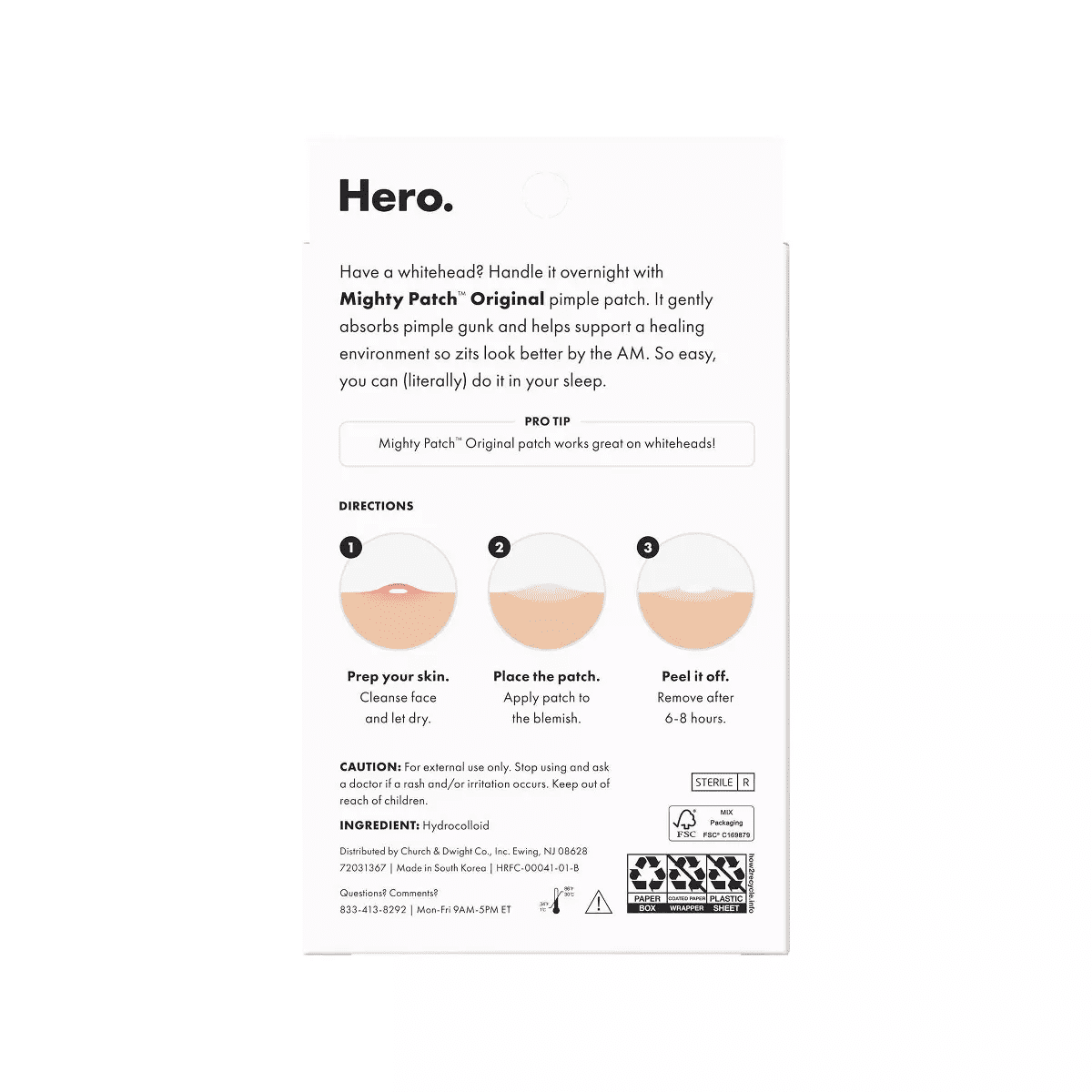 Hero Cosmetics Mighty Patch Original Acne Pimple Patches - Image 2