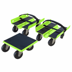 1500-Lb Capacity 4 -Wheel Green Steel Dolly