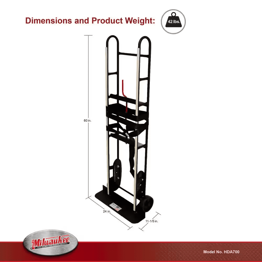800 Lb. Capacity Appliance Hand Truck - Image 3