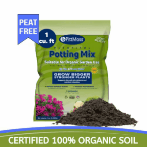 Plentiful 1 Cu. Ft. Organic Peat-Free Potting Soil Mix with Organic Fertilizer