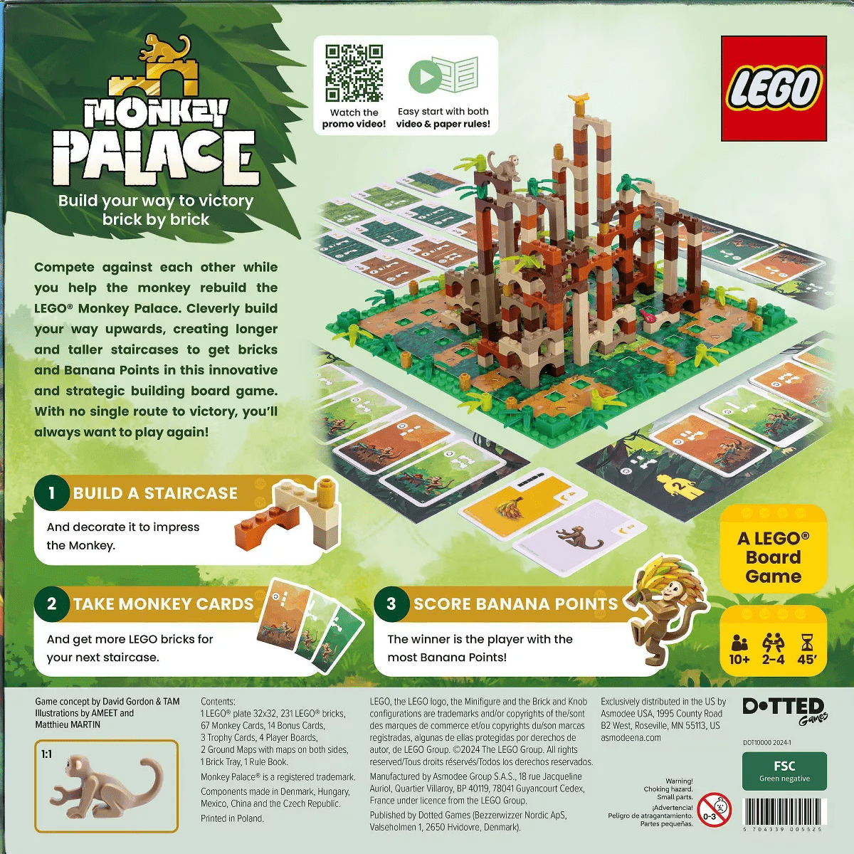 Asmodee Lego Monkey Palace Game - Image 2
