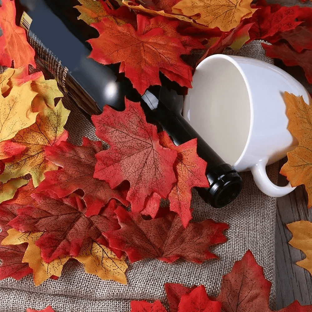 NO Autumn Thanksgiving and Halloween Artificial Pumpkins Gourds Cones, Set of 50 - Image 7