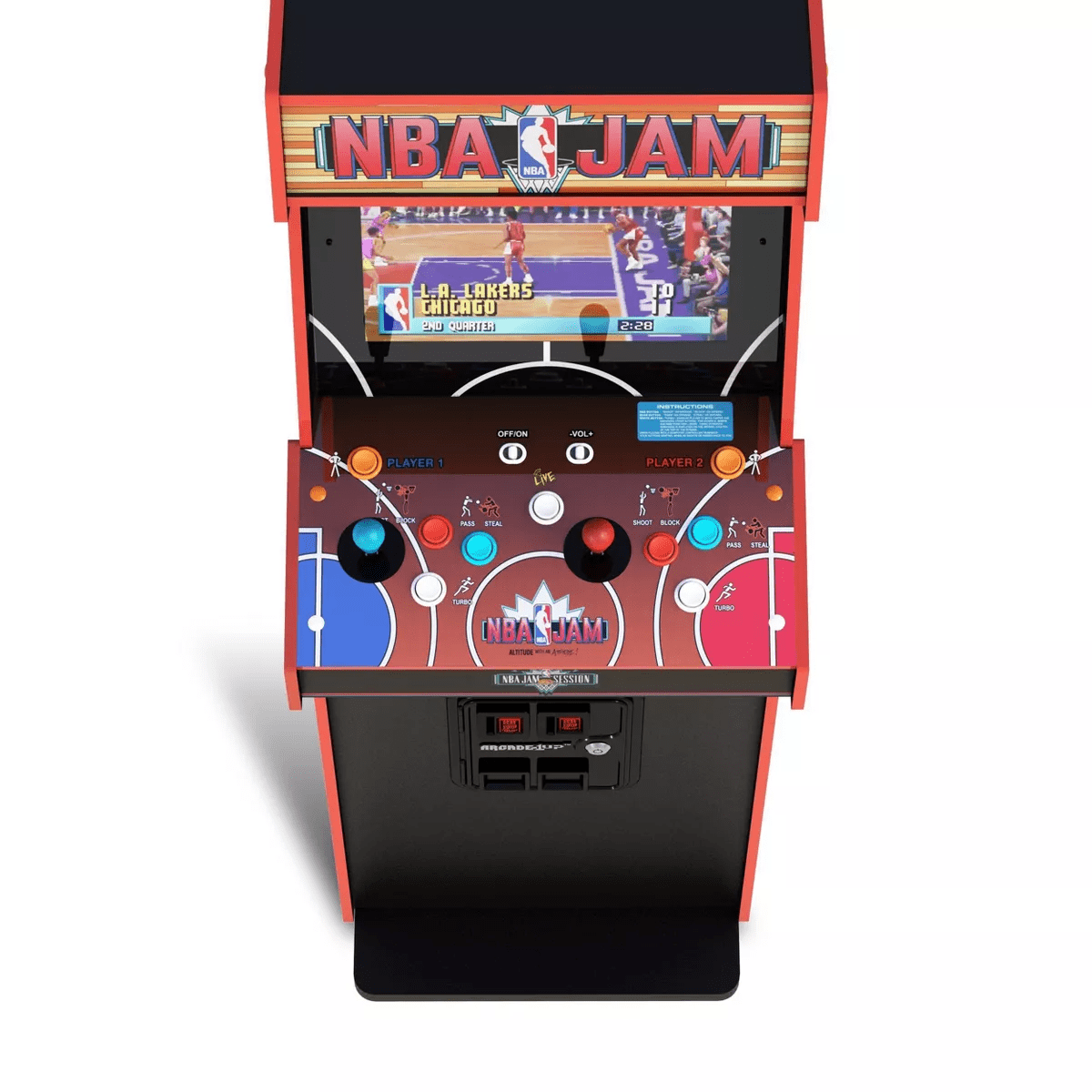 NBA Jam Deluxe 2-Player Control Panel Arcade Machine - Image 5