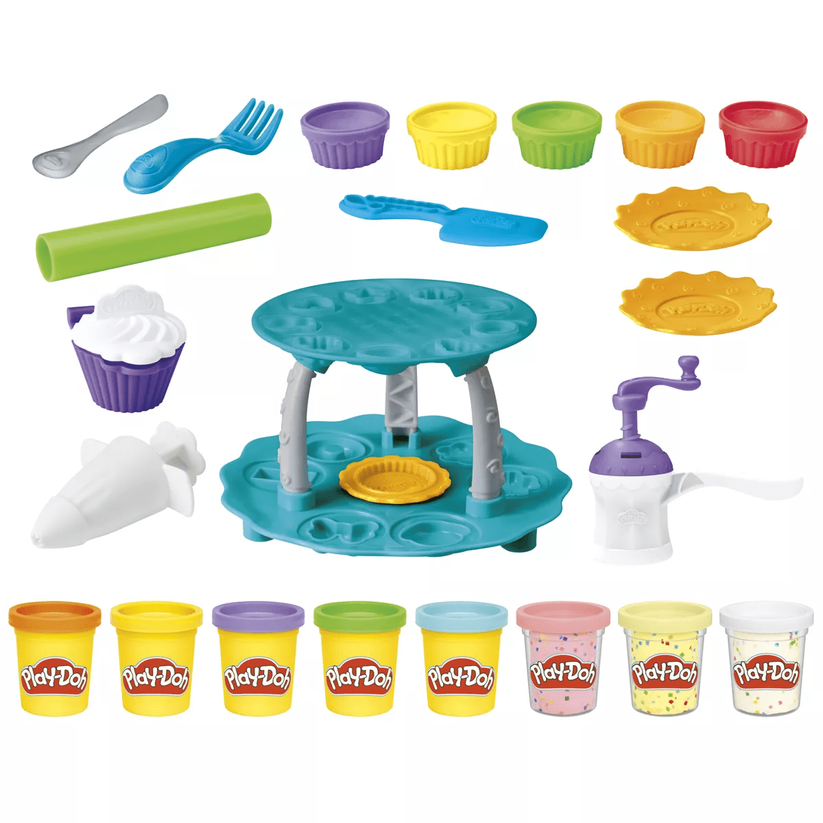 Play-Doh Cupcake Tower Playset - 15Pc - Image 2