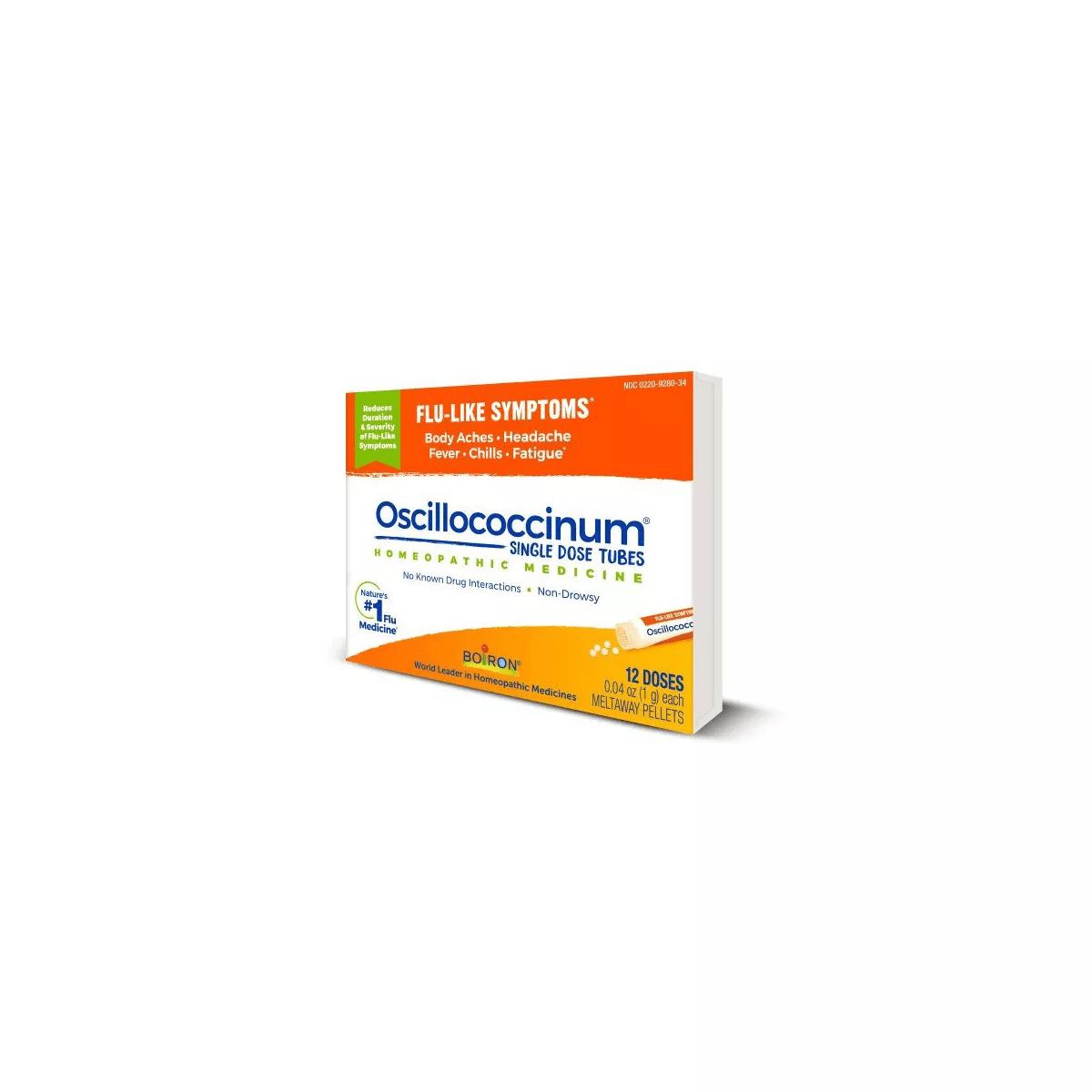 Oscillococcinum by Boiron Homeopathic Medicine for Flu-Like Symptoms - 12 Doses - Image 4