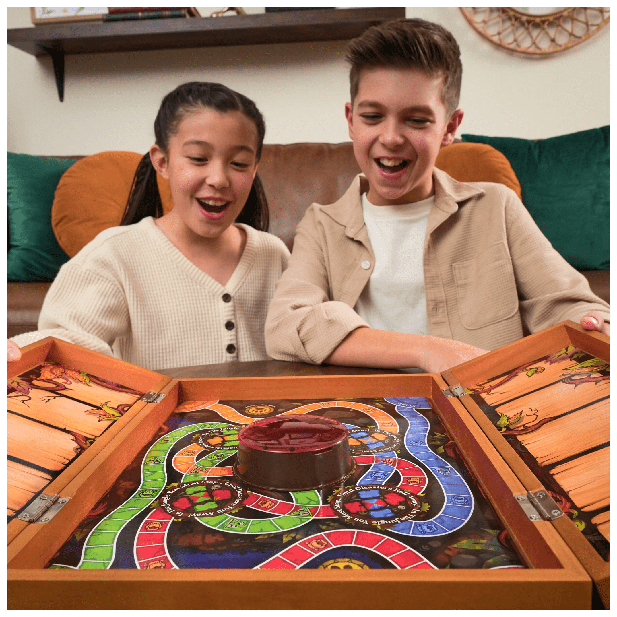 , Jumanji the Game, Real Wooden Box Edition of the Classic Adventure Board Game, Ages 8 and Up - Image 6