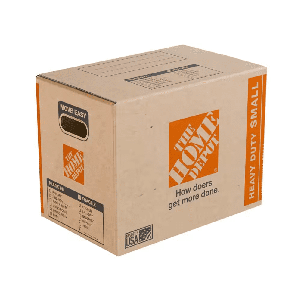 16 In. L X 10 In. W X 12 In. D Heavy-Duty Small Moving Box Shipping and Packing with Handles (10-Pack)