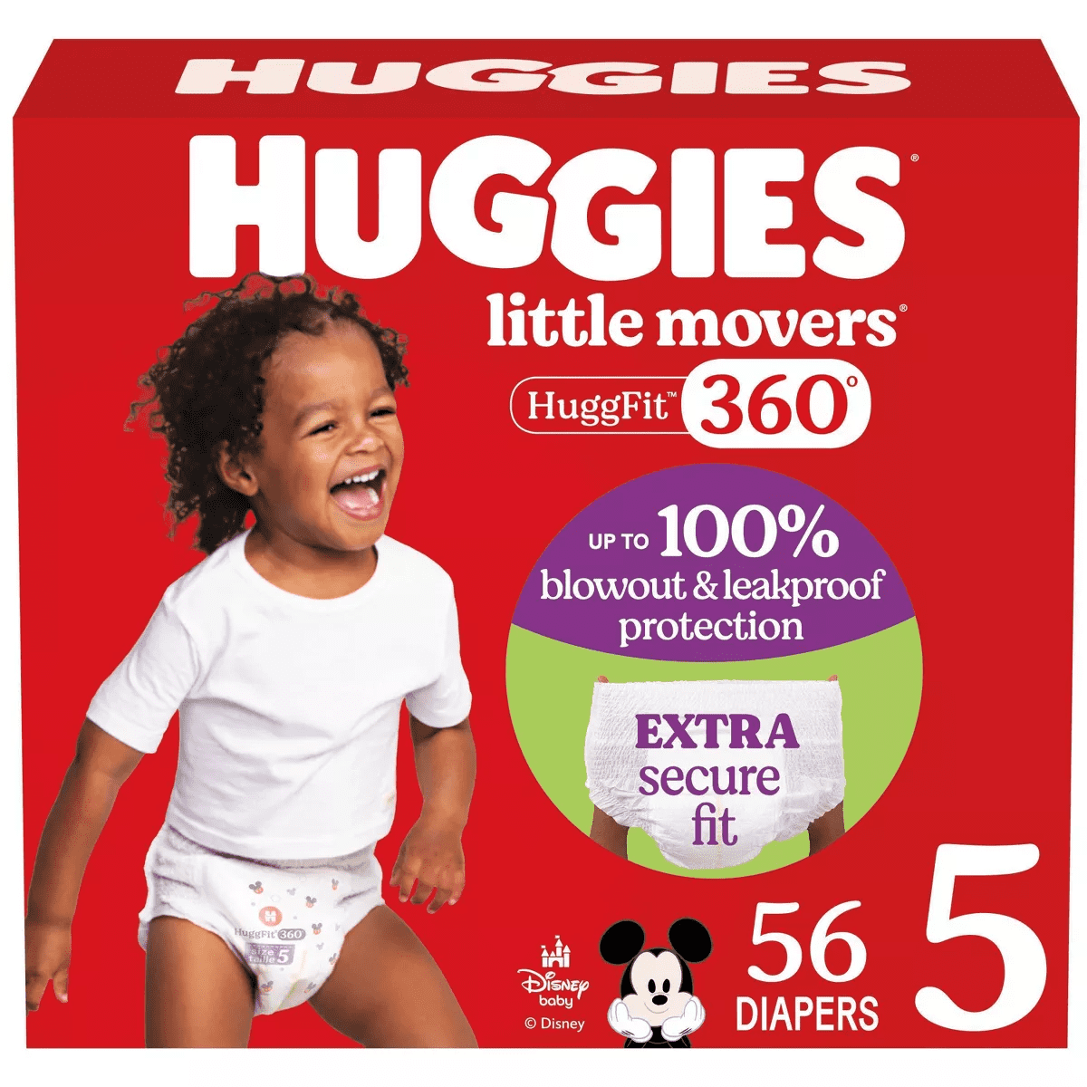 Huggies Little Movers Huggfit 360 Diapers - Image 15