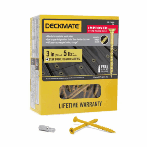 #9 X 3 In. Tan Star Flat-Head Wood Deck Screw 5 Lbs.-Box (365-Piece)