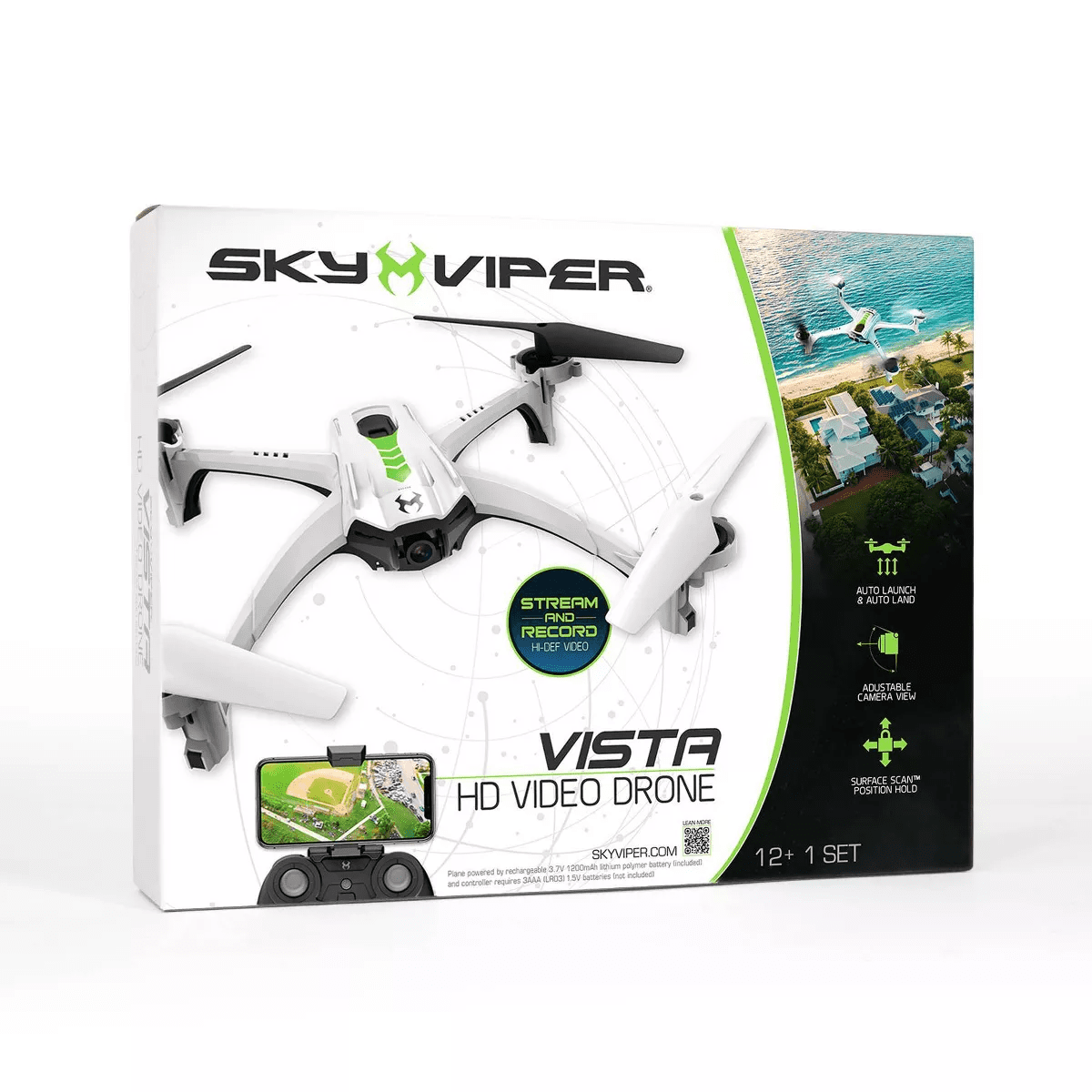 Sky Viper Vista HD Video Drone: Built-In Camera, Remote Control, Bluetooth, Beginner Skill Level - Image 14