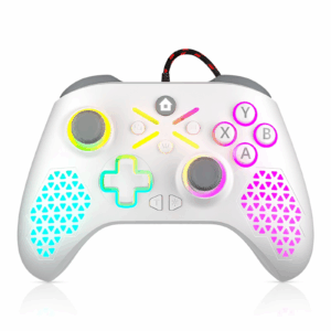 Wired Video Game Controller for Microsoft Xbox One and PC, White