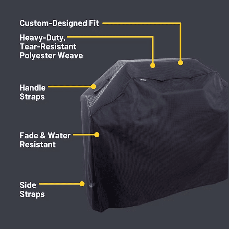 Diamond Series Medium 55-In W X 42-In H Black Fits Most Cover - Image 5