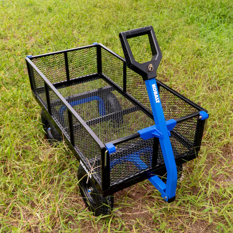 Heavy-Duty 6-Cu Ft Steel Yard Cart - Image 16