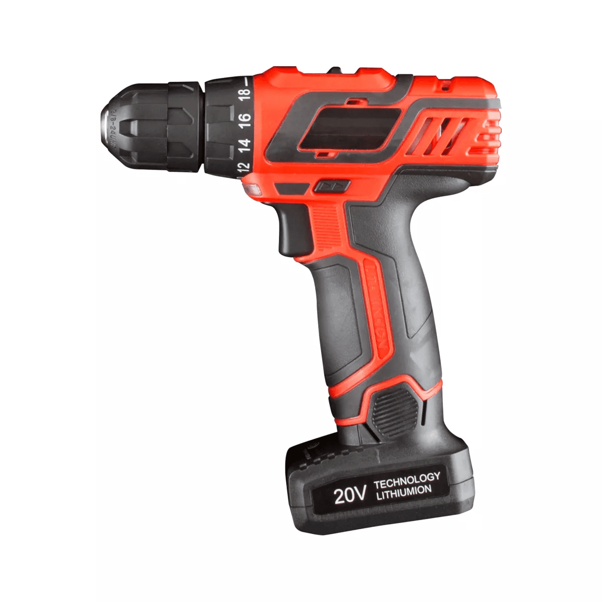 Stalwart 65PC Cordless Drill Set with Bits, Red - Image 7