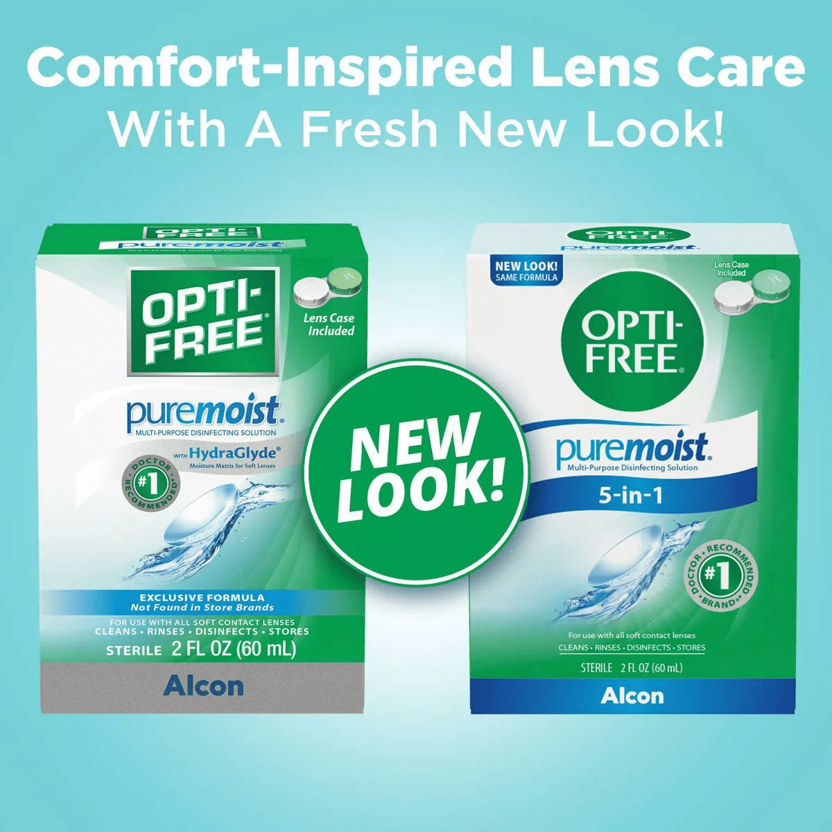 Opti-Free Puremoist Multi-Purpose Disinfecting Contact Lens Solution - 2 Fl Oz - Image 3