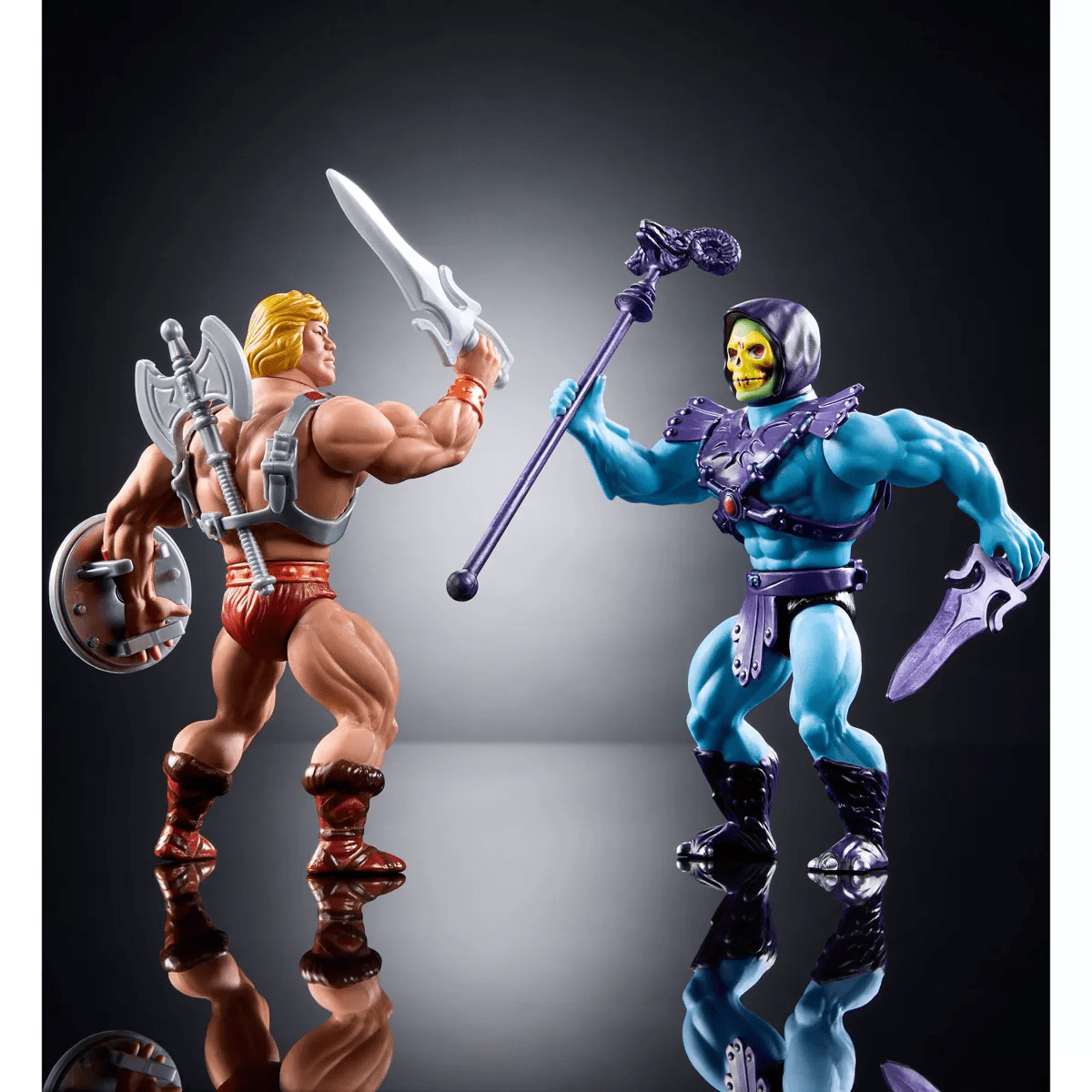 Masters of the Universe Origins Retro Punching He-Man and Skeletor 80Th Anniversary Mattel - Image 5