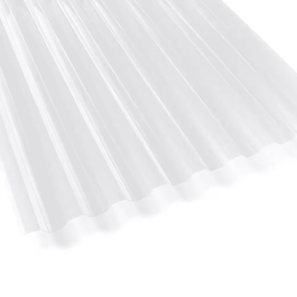 26 In. X 6 Ft. Corrugated Polycarbonate Roof Panel in Clear - Image 8