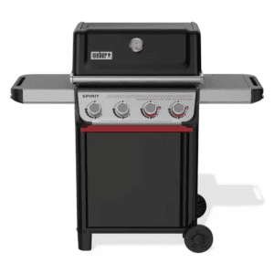 Spirit SC-E-425 4-Burner Propane Gas Grill in Black with Crafted Griddle Insert