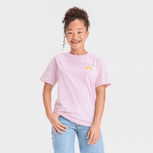 Girls' Oversized Graphic T-Shirt - Art Class