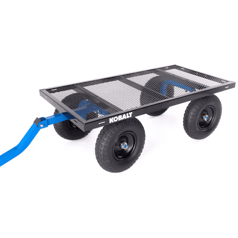 Heavy-Duty 6-Cu Ft Steel Yard Cart - Image 8