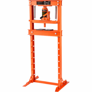 Orange 12-Ton Steel Hydraulic Jack Kit