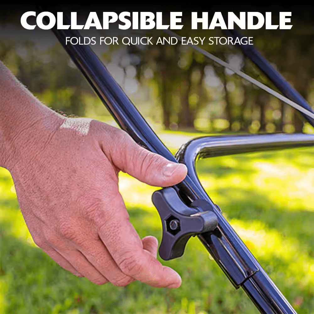 20 In. 125 Cc Briggs & Stratton Walk behind Gas Push Lawn Mower with 4 Wheel Height Adjustment and Prime 'N Pull Start - Image 10