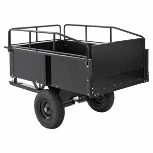 750 Lbs. 15 Cu. Ft. Eavy Duty ATV Trailer Steel Dump Cart Garden Cart Garden Utility Trailer Blade Span