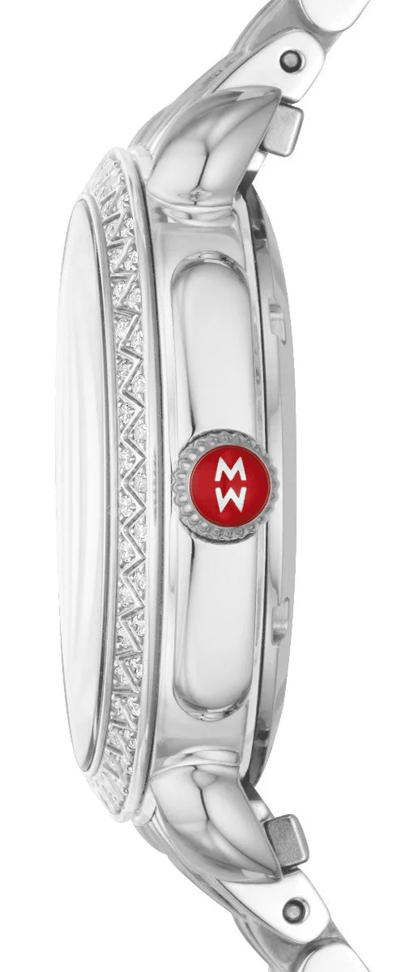 Sidney Classic Stainless Steel Mother-Of-Pearl Dial Diamonds Womens Watch MWW30B000001 - Image 2