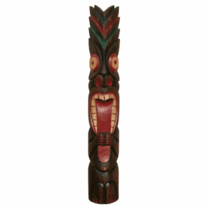 40 In. Tiki Mask Crazy Classic Tongue Outdoor Decoration