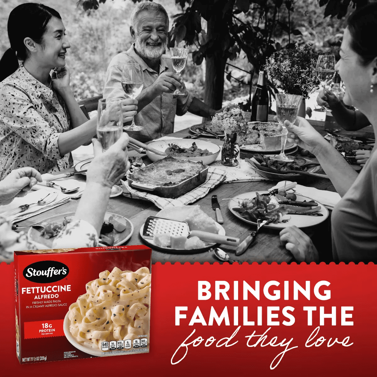 Stouffer'S Frozen Classics Frozen Fettuccini Alfredo - 11.5Oz - Image 4