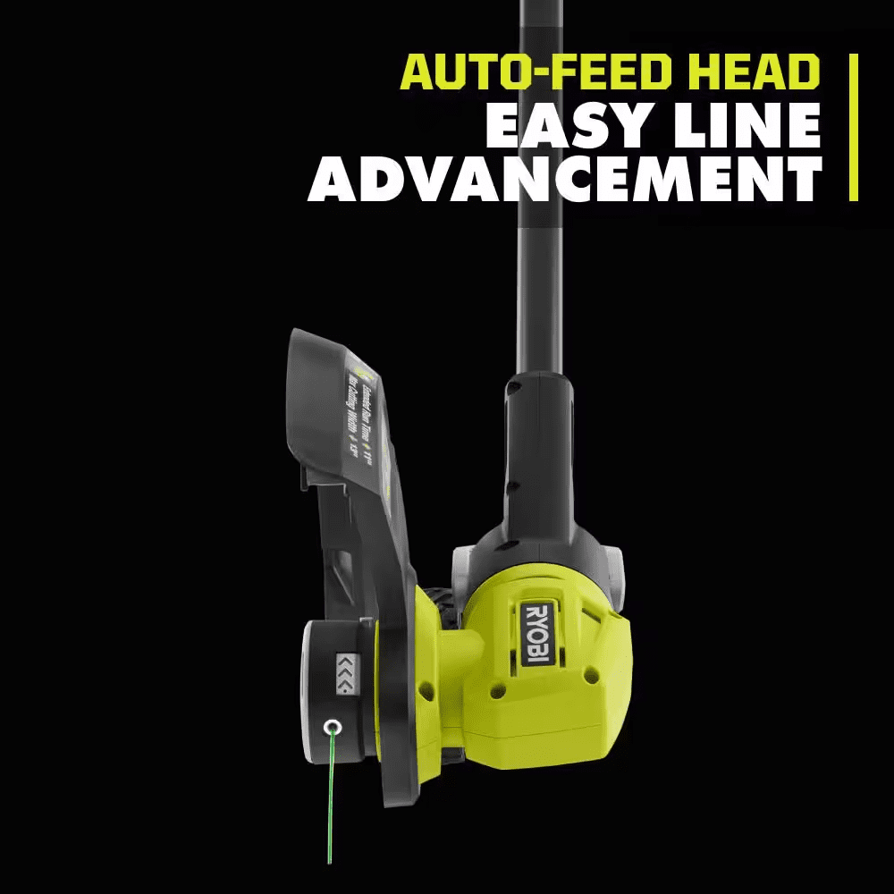 ONE+ 18V Cordless Battery String Trimmer/Edger and Jet Fan Blower Combo Kit (2-Tools) with 4.0 Ah Battery and Charger - Image 8