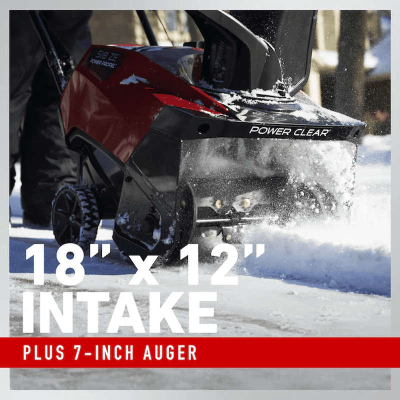 Power Clear 18-In Single-Stage Push with Auger Assistance Gas Snow Blower - Image 10