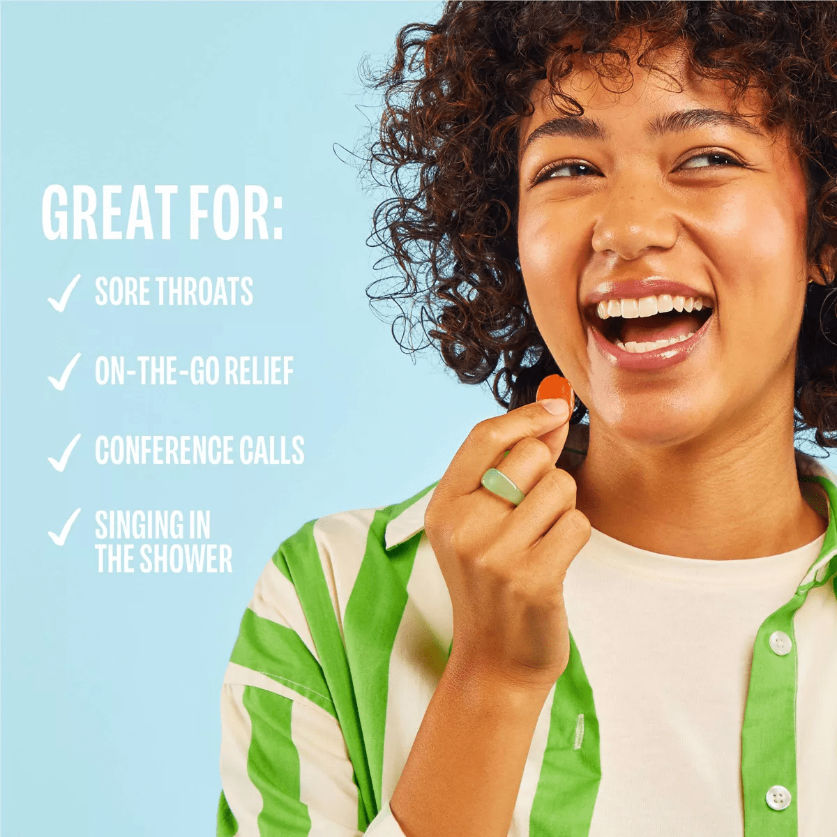 The Eez Co. Sootheez Organic Throat Soothing Drops - Strawberry Lemonade - 14Ct - Image 6